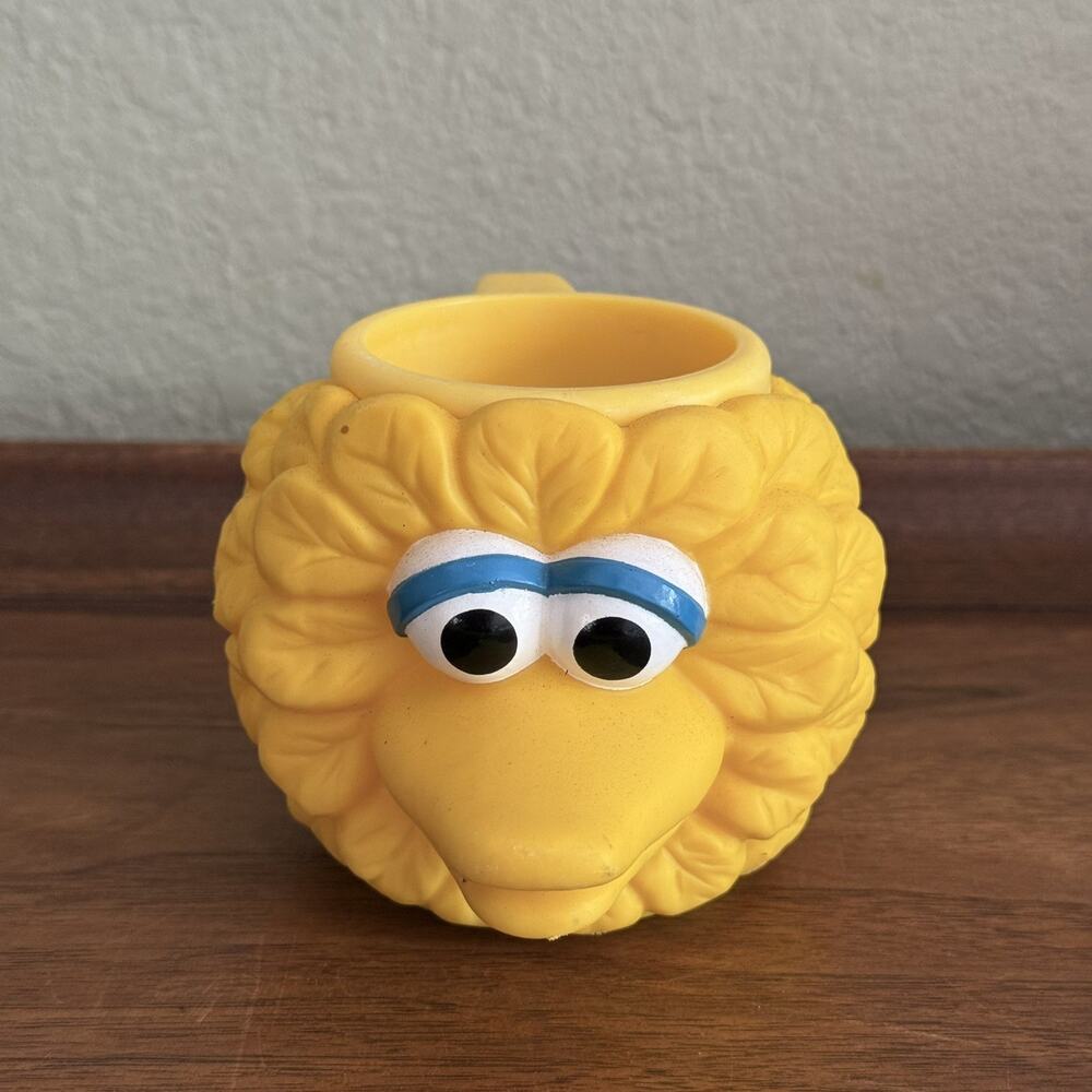 Vintage 90's Big Bird Applause Mug Cup Character Sesame Street Collectible Decor